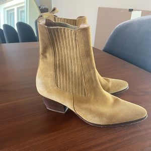 Sandro Suede Ankle Boots in Tan size 38